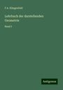 F. A. Klingenfeld: Lehrbuch der darstellenden Geometrie, Buch