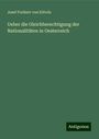 Josef Freiherr von Eötvös: Ueber die Gleichberechtigung der Nationalitäten in Oesterreich, Buch