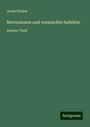 Jacob Grimm: Recensionen und vermischte Aufsätze, Buch