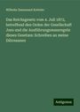 Wilhelm Emmanuel Ketteler: Das Reichsgesetz vom 4. Juli 1872, betreffend den Orden der Gesellschaft Jesu und die Ausführungsmassregeln dieses Gesetzes: Schreiben an meine Diöcesanen, Buch