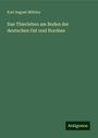 Karl August Möbius: Das Thierleben am Boden der deutschen Ost und Nordsee, Buch