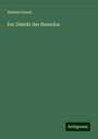 Aloisius Rzach: Der Dialekt des Hesiodos, Buch