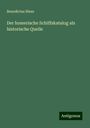 Benedictus Niese: Der homerische Schiffskatalog als historische Quelle, Buch