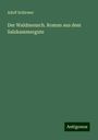 Adolf Schirmer: Der Waldmensch. Roman aus dem Salzkammergute, Buch