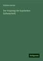 Wilhelm Deecke: Der Ursprung der kyprischen Sylbenschrift, Buch