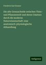 Friedrich Karl Knauer: Die alte Grenzscheide zwischen Thier- und Pflanzenwelt und deren Umsturz durch die moderne Naturwissenschaft: eine anatomisch-physiologische Abhandlung, Buch