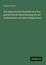 Gustav Cramer: Die altgriechische Komödie und ihre geschichtliche Entwickelung bis auf Aristophanes und seine Zeitgenossen, Buch