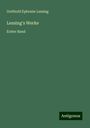 Gotthold Ephraim Lessing: Lessing's Werke, Buch