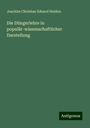 Joachim Christian Eduard Heiden: Die Düngerlehre in populär-wissenschaftlicher Darstellung, Buch