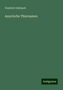Friedrich Delitzsch: Assyrische Thiernamen, Buch