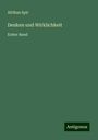 Afrikan Spir: Denken und Wirklichkeit, Buch