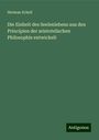 Herman Schell: Die Einheit des Seelenlebens aus den Principien der aristotelischen Philosophie entwickelt, Buch