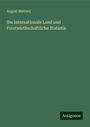 August Meitzen: Die internationale Land und Forstwirthschaftliche Statistik, Buch