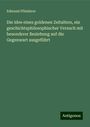 Edmund Pfleiderer: Die Idee eines goldenen Zeitalters, ein geschichtsphilosophischer Versuch mit besonderer Beziehung auf die Gegenwart ausgeführt, Buch