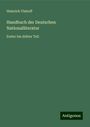 Heinrich Viehoff: Handbuch der Deutschen Nationalliteratur, Buch