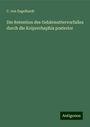 C. von Engelhardt: Die Retention des Gebärmuttervorfalles durch die Kolporrhaphia posterior, Buch