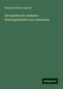 Richard Adelbert Lipsius: Die Quellen der aeltesten Ketzergeschichte neu untersucht, Buch