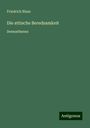 Friedrich Blass: Die attische Beredsamkeit, Buch