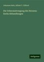 Johannes Seitz: Die Ueberanstrengung des Herzens: Sechs Abhandlungen, Buch