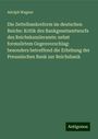 Adolph Wagner: Die Zettelbankreform im deutschen Reiche: Kritik des Bankgesetzentwurfs des Reichskanzleramts: nebst formulirtem Gegenvorschlag: besonders betreffend die Erhebung der Preussischen Bank zur Reichsbank, Buch