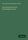 Nikolai Nikolaevich Miklukho-Maklai: Ein Opiumrauchversuch (physiologische Notiz), Buch