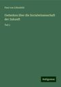 Paul Von Lilienfeld: Gedanken über die Socialwissenschaft der Zukunft, Buch