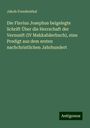 Jakob Freudenthal: Die Flavius Josephus beigelegte Schrift Über die Herrschaft der Vernunft (IV Makkabäerbuch), eine Predigt aus dem ersten nachchristlichen Jahrhundert, Buch