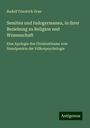 Rudolf Friedrich Grau: Semiten und Indogermanen, in ihrer Beziehung zu Religion und Wissenschaft, Buch