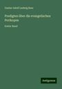 Gustav Adolf Ludwig Baur: Predigten über die evangelischen Perikopen, Buch