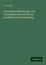 A. von Seld: Vertrauliche Mittheilungen vom Preussischen Hofe und aus der preußischen Staatsverwaltung, Buch