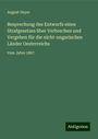 August Geyer: Besprechung des Entwurfs eines Strafgesetzes über Verbrechen und Vergehen für die nicht-ungarischen Länder Oesterreichs, Buch