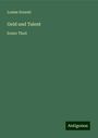 Louise Ernesti: Geld und Talent, Buch