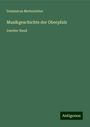 Dominicus Mettenleiter: Musikgeschichte der Oberpfalz, Buch