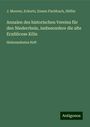 J. Mooren: Annalen des historischen Vereins für den Niederrhein, insbesondere die alte Erzdiöcese Köln, Buch