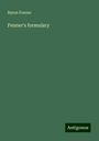 Byron Fenner: Fenner's formulary, Buch