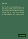 Max Mohr: Die Quellen des Plutarchischen und Nepotischen "Themistokles" sowie der entsprechenden Abschnitte aus Diodor (Lib. XI, Capp. 39-43, 54-59, 87) und Justin (Lib. II, Capp. 10-15), Buch