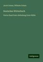 Jacob Grimm: Deutsches Wörterbuch, Buch