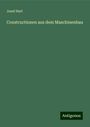 Josef Hart: Constructionen aus dem Maschinenbau, Buch