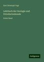 Karl Christoph Vogt: Lehrbuch der Geologie und Petrefactenkunde, Buch