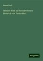 Manuel Joël: Offener Brief an Herrn Professor Heinrich von Treitschke, Buch