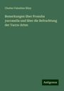 Charles Valentine Riley: Bemerkungen über Pronuba yuccasella und über die Befruchtung der Yucca-Arten, Buch