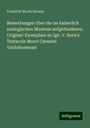 Friedrich Moritz Brauer: Bemerkungen über die im kaiserlich zoologischen Museum aufgefundenen Original-Exemplare zu Ign. V. Born's Testaccis Musci Caesarei Vindobonensis, Buch