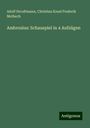 Adolf Strodtmann: Ambrosius: Schauspiel in 4 Aufzügen, Buch