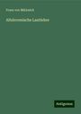 Franz Von Miklosich: Altslovenische Lautlehre, Buch