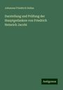 Johannes Friedrich Delius: Darstellung und Prüfung der Hauptgedanken von Friedrich Heinrich Jacobi, Buch