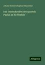 Johann Heinrich Raphael Biesenthal: Das Trostschreiben des Apostels Paulus an die Hebräer, Buch