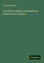 Christian Herwig: Das ethisch-religiöse Fundament der äschyleischen Tragödie, Buch