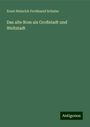 Ernst Heinrich Ferdinand Schulze: Das alte Rom als Großstadt und Weltstadt, Buch