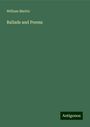 William Martin: Ballads and Poems, Buch