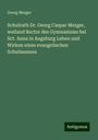 Georg Mezger: Schulrath Dr. Georg Caspar Mezger, weiland Rector des Gymnasiums bei Sct. Anna in Augsburg Leben und Wirken eines evangelischen Schulmannes, Buch